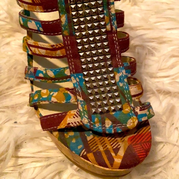 Wedge high heel sandals - Picture 3 of 6